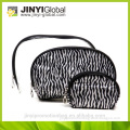 2016 spring Cheap Luxury Lady 3pcs a Set of Leopard Cosmetic Bag Set Makeup Bag Set